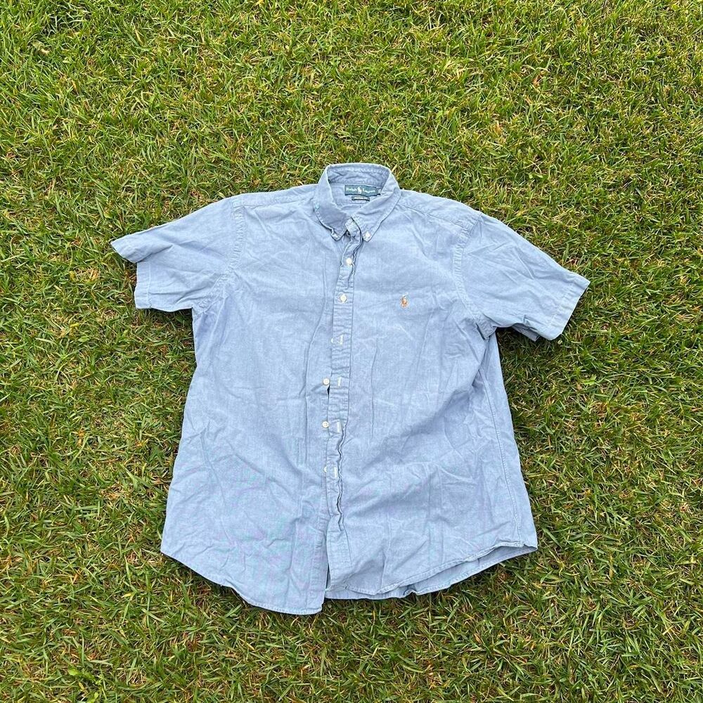 polo ralph lauren custom fit button up mens size Xl